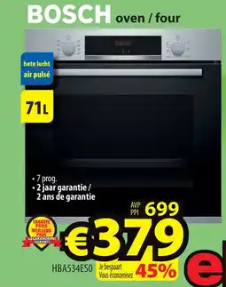 ElectroStock BOSCH oven / four aanbieding