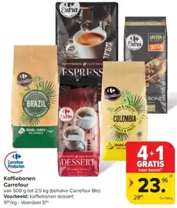 Carrefour Koffiebonen Carrefour aanbieding