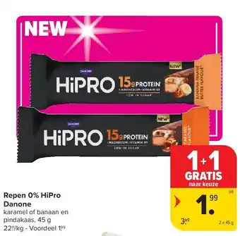 Carrefour Repen 0% HiPro Danone aanbieding