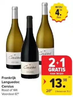 Carrefour Frankrijk Languedoc Cersius aanbieding