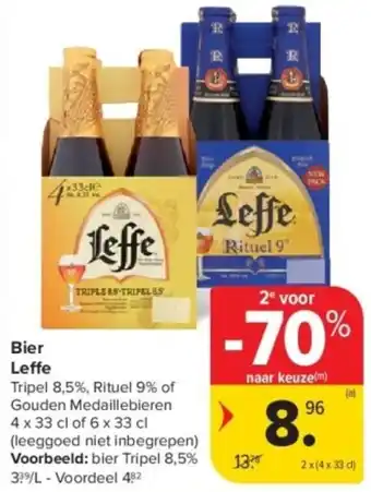 Carrefour Bier Leffe aanbieding