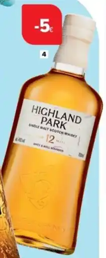 Carrefour Whisky Highland Park aanbieding