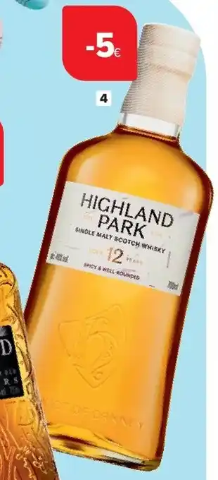 Carrefour Whisky Highland Park aanbieding