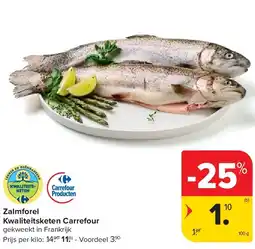 Carrefour Zalmforel kwaliteitsketen carrefour aanbieding