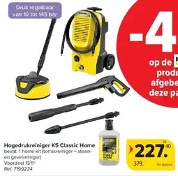 Carrefour Hogedrukreiniger K5 Classic Home aanbieding