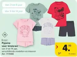 Carrefour Pyjama voor kinderen aanbieding