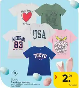 Carrefour T-shirt voor kinderen aanbieding