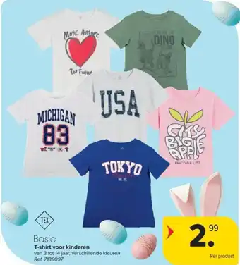 Carrefour T-shirt voor kinderen aanbieding