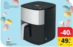 Carrefour Airfryer HAF6LDR2000-25 aanbieding