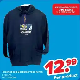 Carrefour Trui met kap goldorak voor heren aanbieding