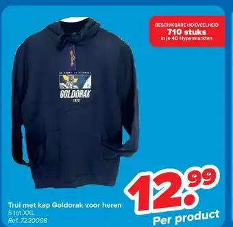 Carrefour Trui met kap Goldorak voor heren aanbieding