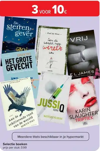 Carrefour Selectie boeken aanbieding