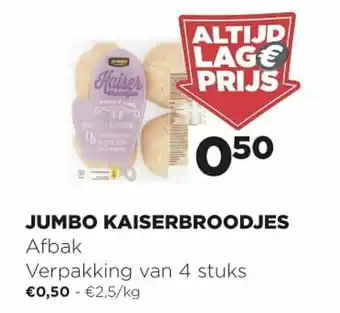 Jumbo Jumbo Kaiserbroodjes aanbieding