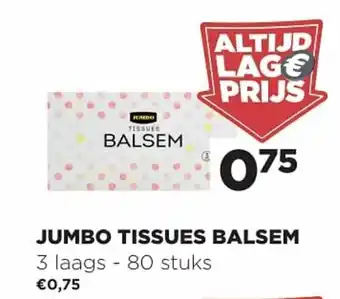 Jumbo Jumbo Tissues Balsem aanbieding