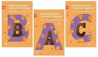 HEMA Melkchocoladeletters Karamel Zeezout 135gram