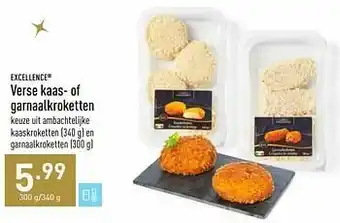ALDI Verse kaas- of garnaalkroketten aanbieding