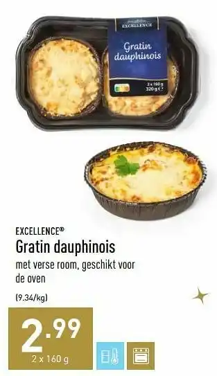 ALDI Gratin dauphinois aanbieding