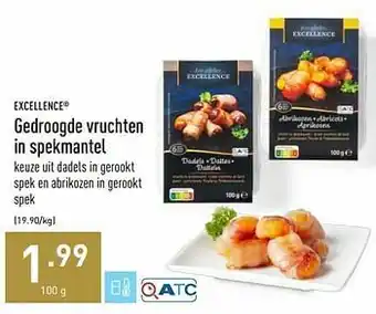 ALDI Gedroogde vruchten in spekmantel aanbieding