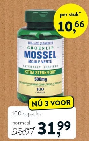 Groenlip mossel moule verte