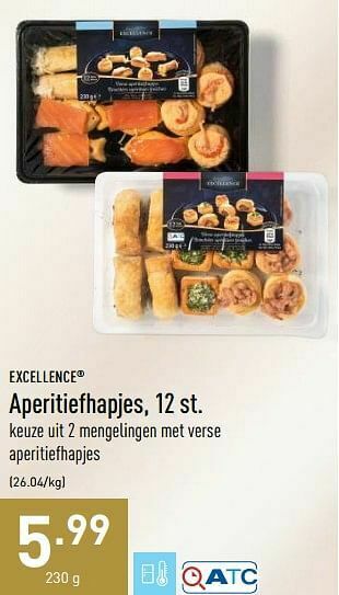 ALDI Aperitiefhapjes aanbieding