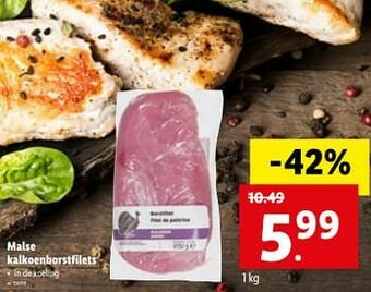 Lidl Malse kalkoenborstfilets aanbieding