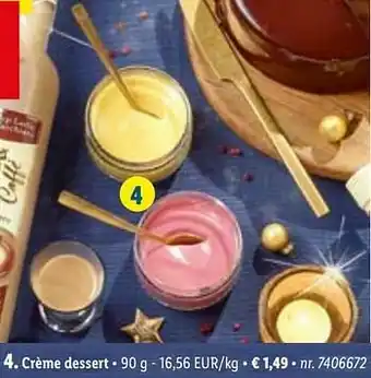 Lidl Crème dessert aanbieding
