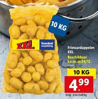 Lidl Frietaardappelen xxl aanbieding