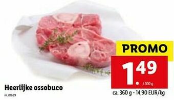 Lidl Heerlijke ossobuco aanbieding