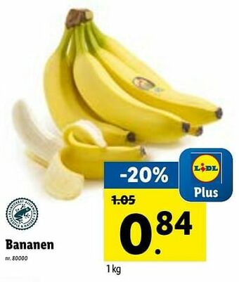 Lidl Bananen aanbieding