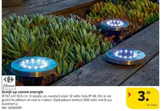 Carrefour Schijf op zonne-energie aanbieding