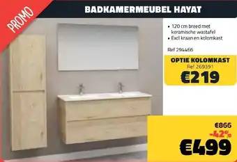 Bouwcenter Frans Vlaeminck Badkamermeubel Hayat aanbieding