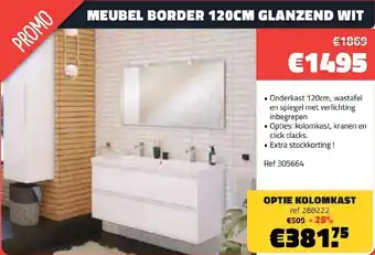 Bouwcenter Frans Vlaeminck Meubel Border aanbieding