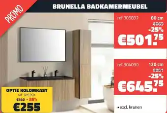 Bouwcenter Frans Vlaeminck Brunella Badkamermeubel aanbieding