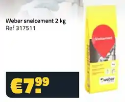Weber snelcement