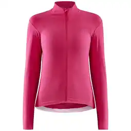 Decathlon Fietsshirt - Craft Adv Essence Jersey lange mouw - L - Dames - Roze - Fietsshirt aanbieding