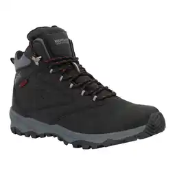 Decathlon Heren Amble wandelschoenen (Zwart/Rood) aanbieding