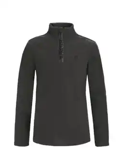Decathlon B Perfecty Jr 1/4 Zip Top - Trui - 899_deep_grey - kids - Pisteskiën aanbieding