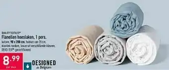 ALDI Flanellen hoeslaken aanbieding