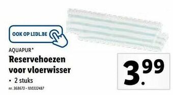 Reservehoezen voor vloerwisser