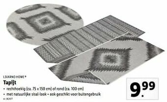 Lidl Tapijt aanbieding