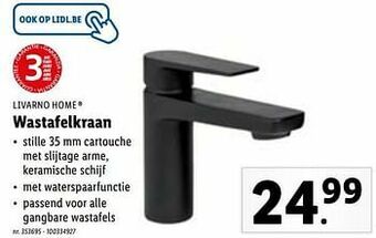 Lidl Wastafelkraan aanbieding