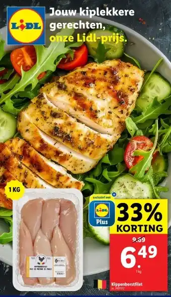 Lidl Kippenborstfilet aanbieding