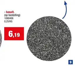 Hubo VOEGSPLIT 2-4 mm - 25 kg - basalt aanbieding