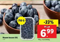 Lidl Blauwe bessen XXL aanbieding