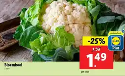 Lidl Bloemkool aanbieding
