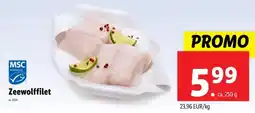 Lidl Zeewolffilet aanbieding