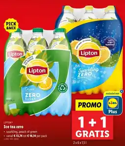 Lidl Ice tea zero aanbieding