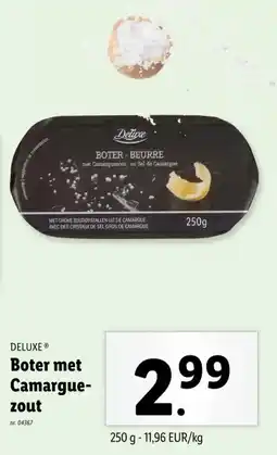 Lidl Boter met Camargue- zout aanbieding