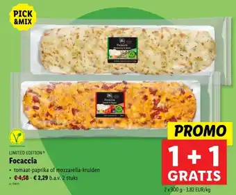 Lidl Focaccia aanbieding