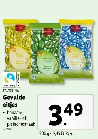 Lidl Gevulde eitjes aanbieding